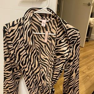 Zebra print Victoria's secret robe